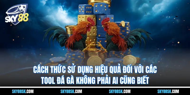 Cách thức sử dụng hiệu quả đối với các tool đá gà không phải ai cũng biết