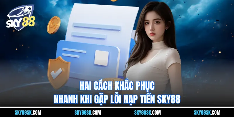 Hai cách khắc phục nhanh khi gặp lỗi nạp tiền Sky88